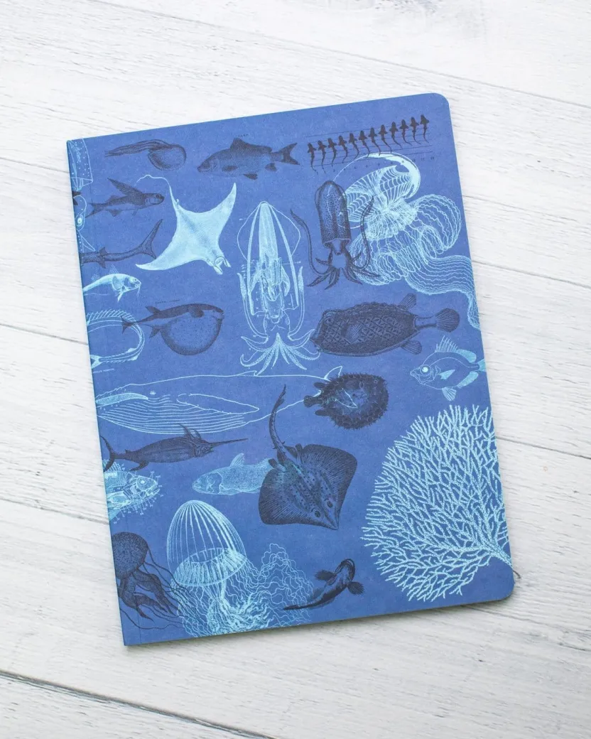 Cognitive Surplus Marine Biology Notebook - Softcover | Recycled Notebook* The Experiment | Marine Biology