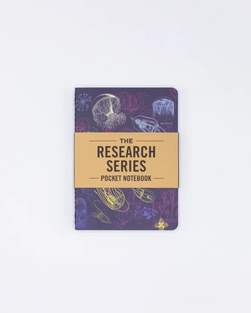 Cognitive Surplus Marine Biology Pocket Notebooks Set of 4 | Marine Biology* The Research | Marine Biology