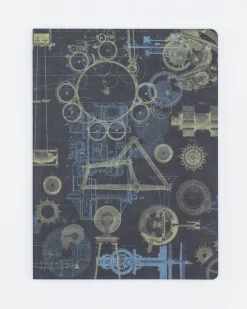 Cognitive Surplus Mechanical Engineering Softcover Notebook | Dot Grid Journal* The Experiment | Physics