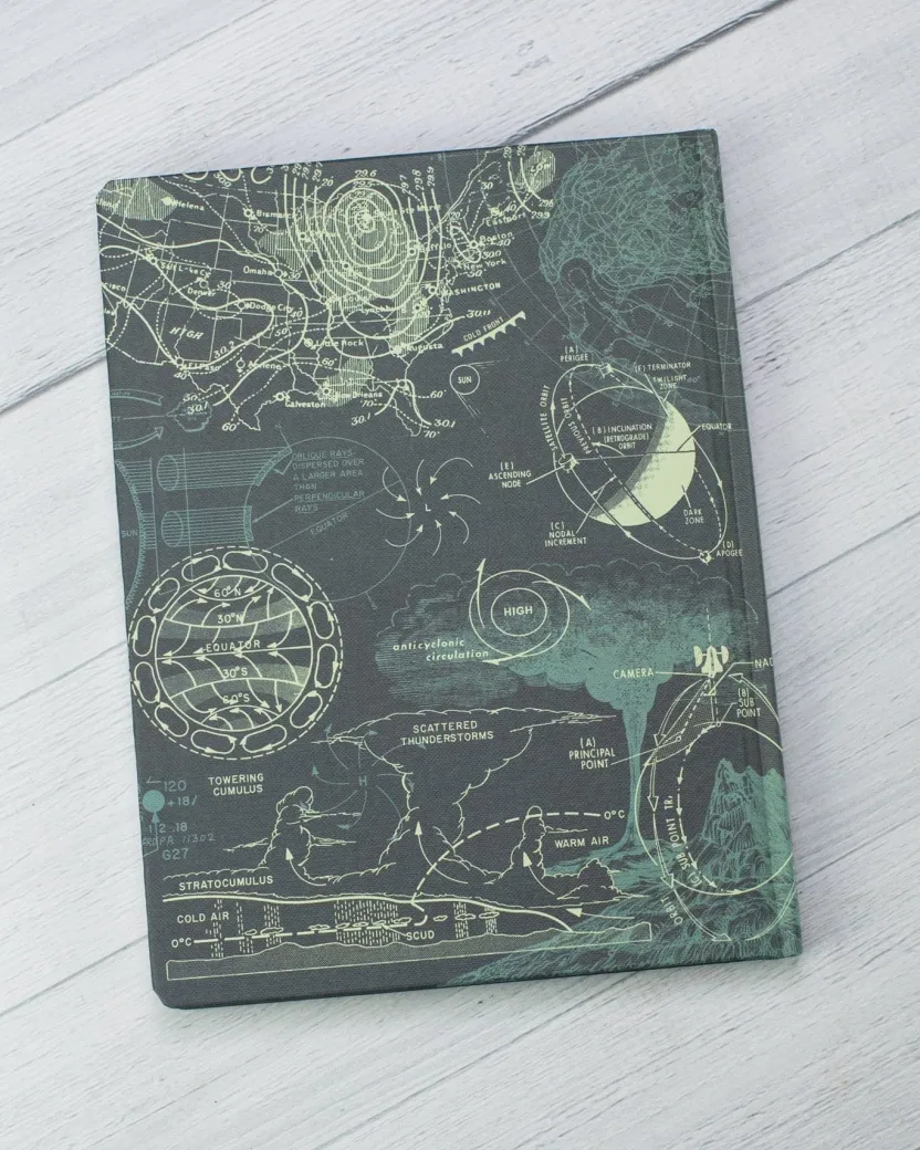 Cognitive Surplus Meteorology Hardcover Notebook | Recycled Notebook* The Hypothesis | Geology + Earth Science