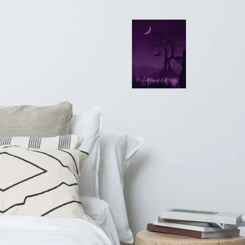 Cognitive Surplus Midnight Swampland Poster Art Print* Wall Art
