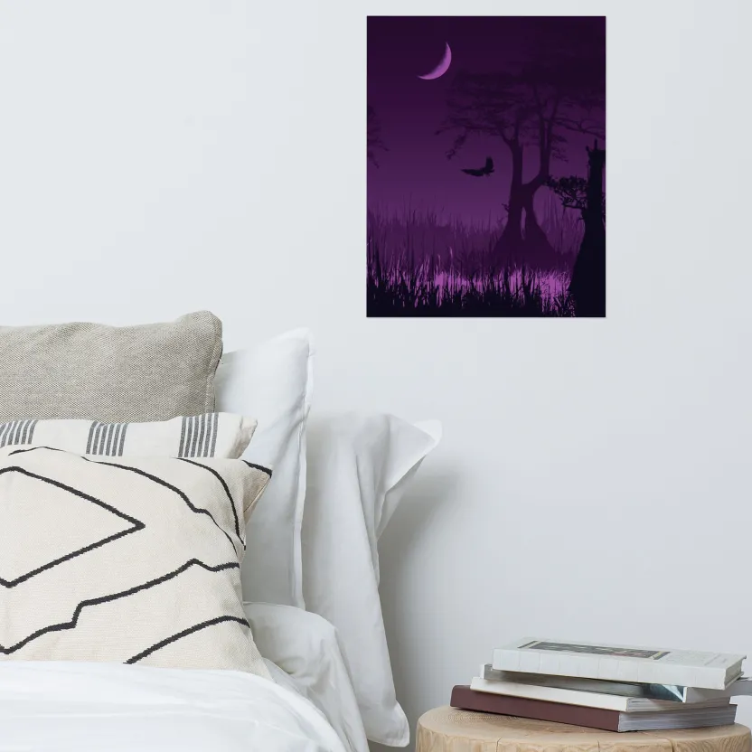 Cognitive Surplus Midnight Swampland Poster Art Print* Wall Art