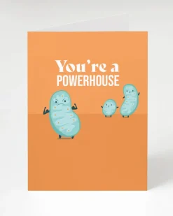 Cognitive Surplus Mitochondria: You're a Powerhouse Card | * Greeting Cards | Genetics