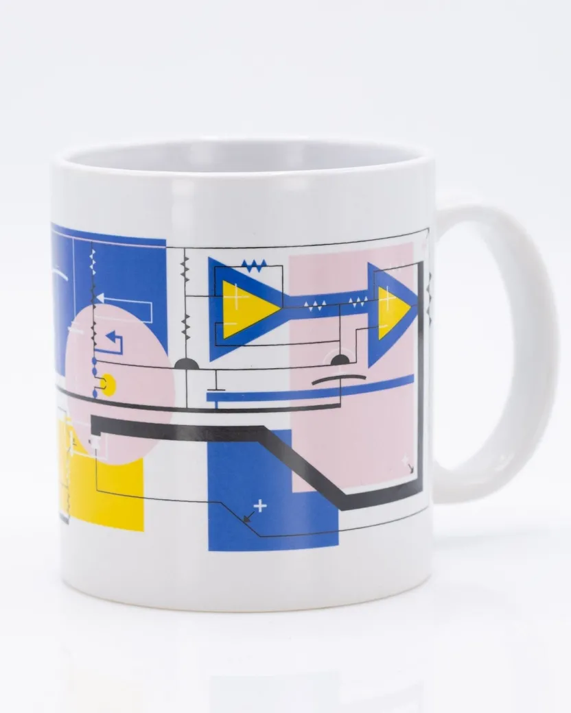 Cognitive Surplus Modern Art Circuit Mug 20 oz | Physics Gift* Mugs | Physics