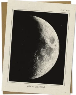 Cognitive Surplus Moon Greeting Card - Astronomy Stationery | * Greeting Cards | Astronomy