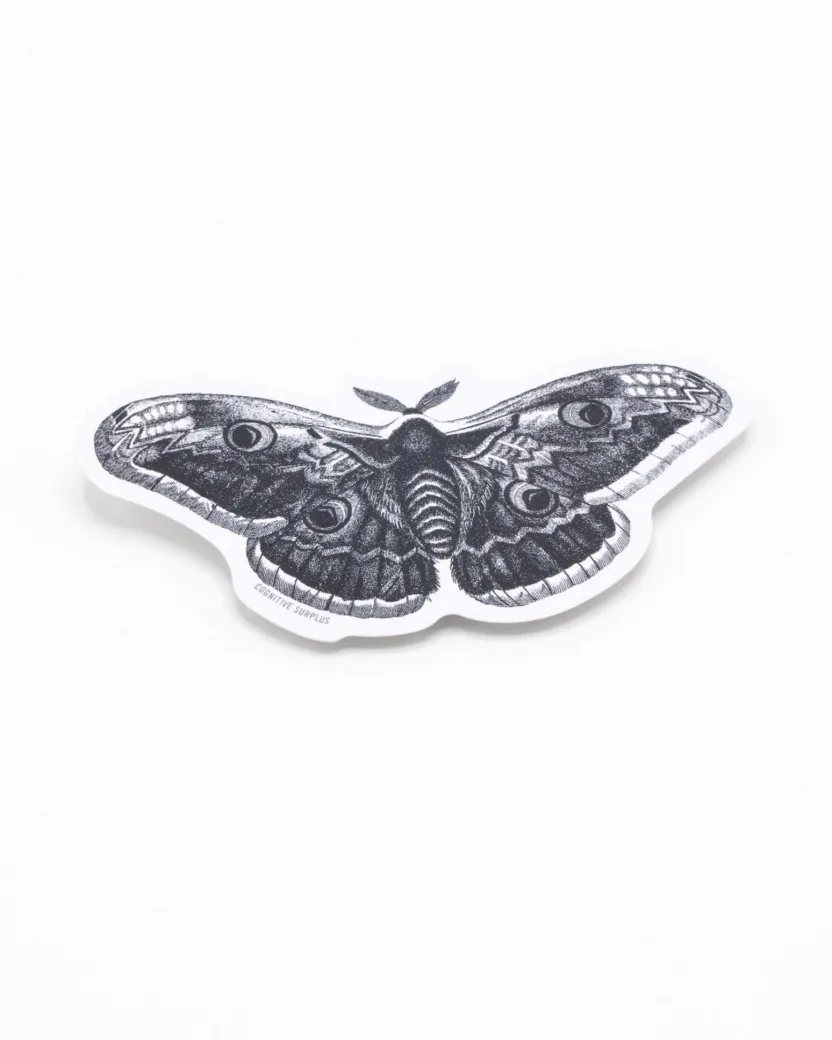 Cognitive Surplus Moth Sticker* Stickers | Entomology