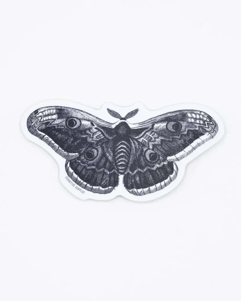 Cognitive Surplus Moth Sticker* Stickers | Entomology