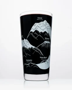 Cognitive Surplus Mountain Peaks of the World Beer Glass | * Beer Glasses | Geology + Earth Science