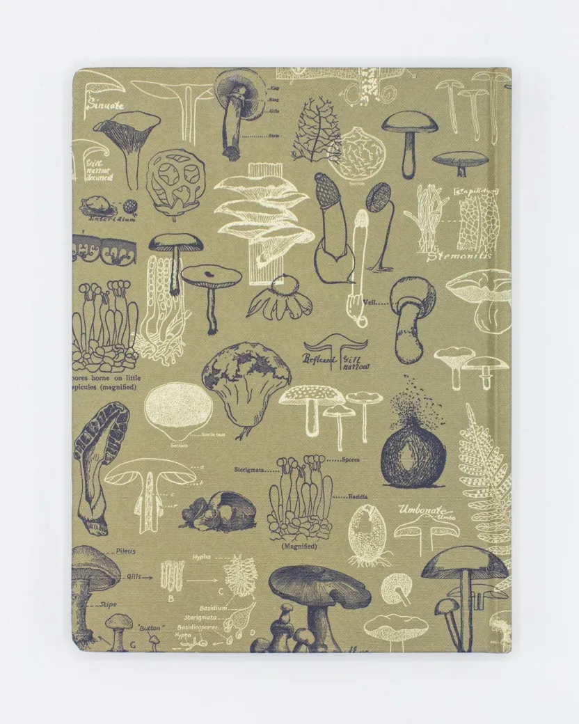 Cognitive Surplus Mushroom Notebook - Hardcover | Dot Grid Journal* The Hypothesis | Kitchen Science