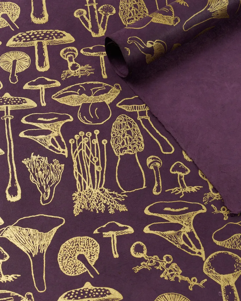 Cognitive Surplus Mushroom Wrapping Paper* Wrapping Paper | Botany
