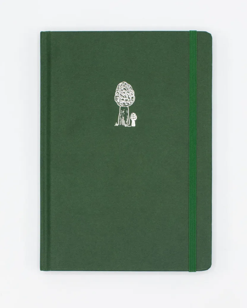 Cognitive Surplus Mushrooms A5 Hardcover Notebook - Dotted Lines | * The Abstract | Kitchen Science