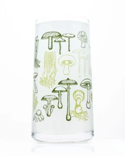 Cognitive Surplus Mushrooms Drinking Glass – Tumbler Glass | * Drinking Glasses | Botany