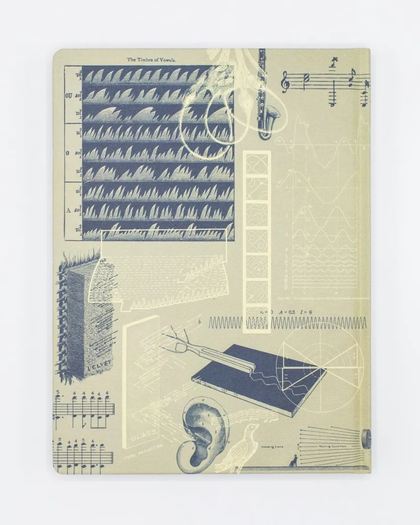 Cognitive Surplus Music, Sound & Hearing Notebook - Hardcover | Physics Gift* The Hypothesis | Physics