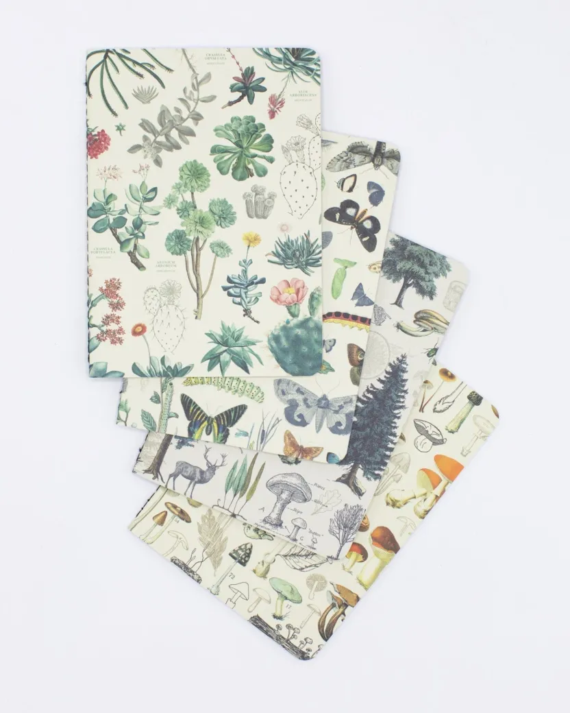 Cognitive Surplus Nature Pocket Notebook 4-pack* The Research | Botany