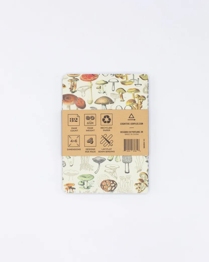 Cognitive Surplus Nature Pocket Notebook 4-pack* The Research | Botany