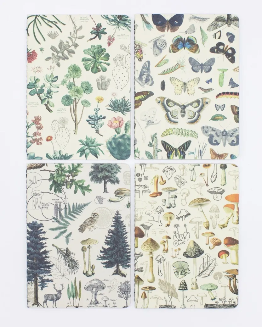 Cognitive Surplus Nature Pocket Notebook 4-pack* The Research | Botany
