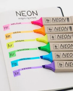 Cognitive Surplus Neon Highlighters (Pack of 6)* Pens | Chemistry