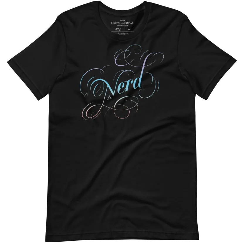 Cognitive Surplus Nerd Graphic Tee* Unisex Graphic Tees