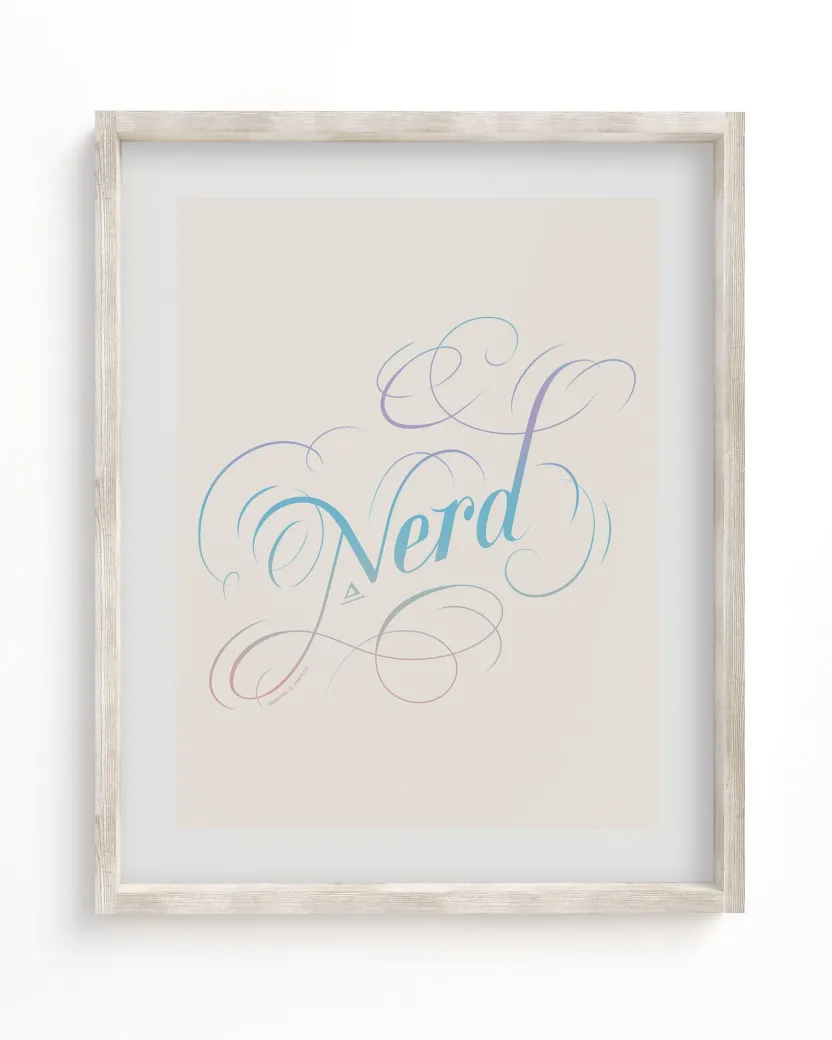 Cognitive Surplus Nerd Museum Print* Wall Art