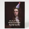Cognitive Surplus Newton's Birthday - Science Holiday Card | * Greeting Cards | Astronomy