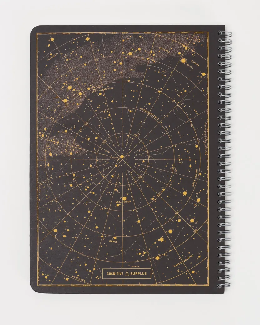 Cognitive Surplus Night Sky Spiral Notebook | * The Helix | Astronomy