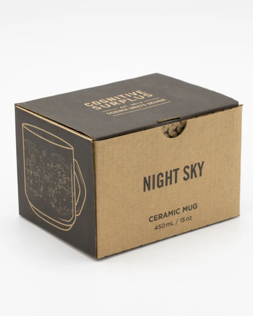 Cognitive Surplus Night Sky Star Chart Mug - Astronomy Mug | * Mugs | Astronomy