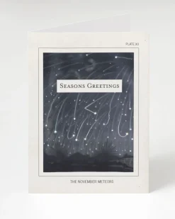 Cognitive Surplus November Meteors - Science Holiday Card | * Greeting Cards | Astronomy