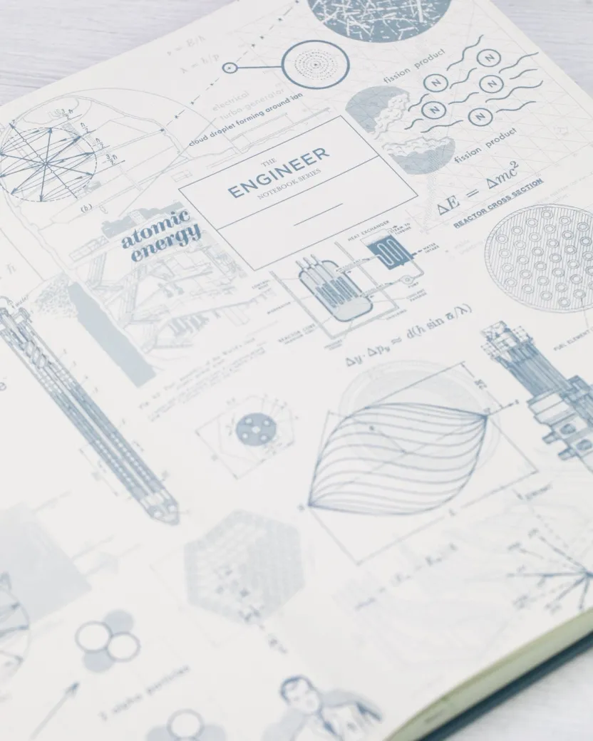 Cognitive Surplus Nuclear Engineering Graph Paper Notebook | Engineer Gifts* The Engineer | Physics