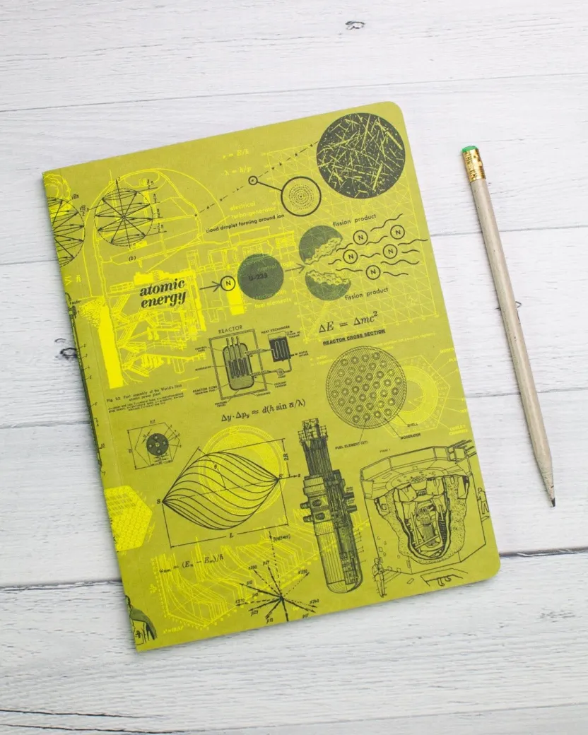 Cognitive Surplus Nuclear Physics Notebook - Softcover | Dotted Journal* The Experiment | Physics