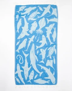 Cognitive Surplus Ocean Explorer Turkish Towel* Turkish Towels | Marine Biology