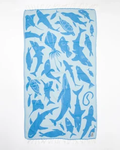Cognitive Surplus Ocean Explorer Turkish Towel* Turkish Towels | Marine Biology