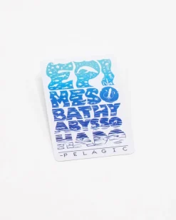 Cognitive Surplus Ocean Levels Sticker* Stickers | Marine Biology