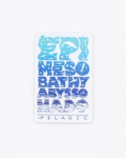 Cognitive Surplus Ocean Levels Sticker* Stickers | Marine Biology