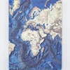 Cognitive Surplus Ocean Terrain Map Notebook | Dot Grid Journal* The Hypothesis | Marine Biology