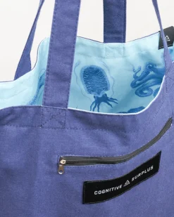 Cognitive Surplus Octopus + Squid Tote Bag | Reversible Kraken Tote* Tote Bags | Marine Biology