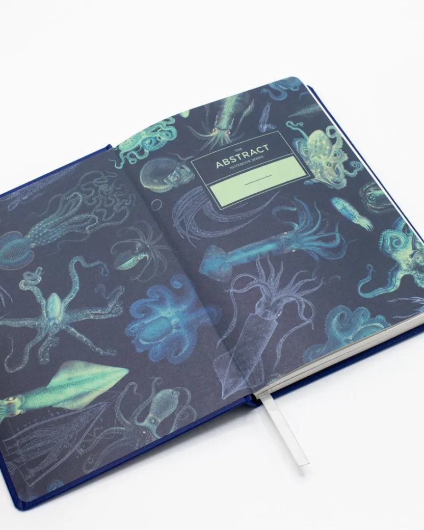 Cognitive Surplus Octopus A5 Hardcover Notebook - Dotted Lines | * The Abstract | Marine Biology