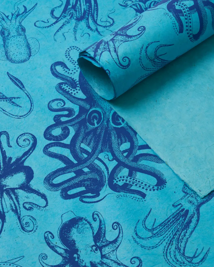 Cognitive Surplus Octopus & Squid Wrapping Paper* Wrapping Paper | Marine Biology