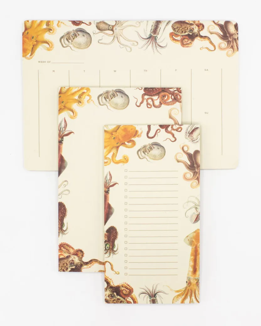 Cognitive Surplus Octopus Notepads - Cephalopod Market Pad | * Notepads | Ornithology