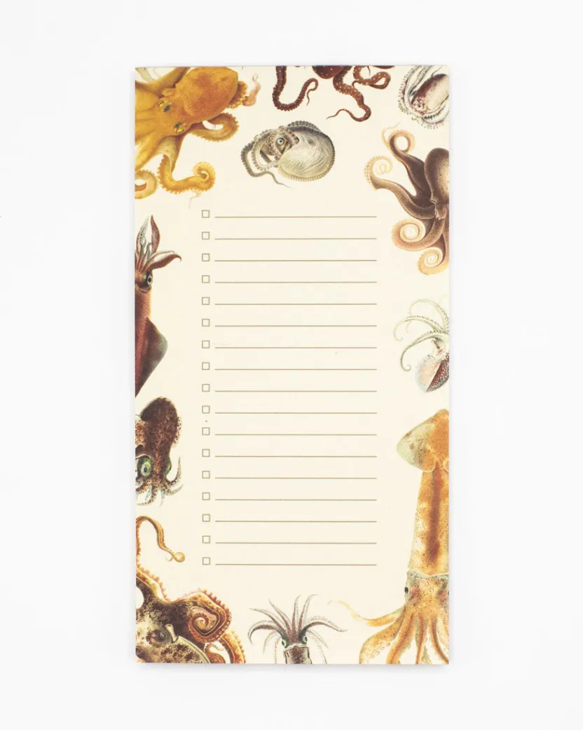 Cognitive Surplus Octopus Notepads - Cephalopod Market Pad | * Notepads | Ornithology