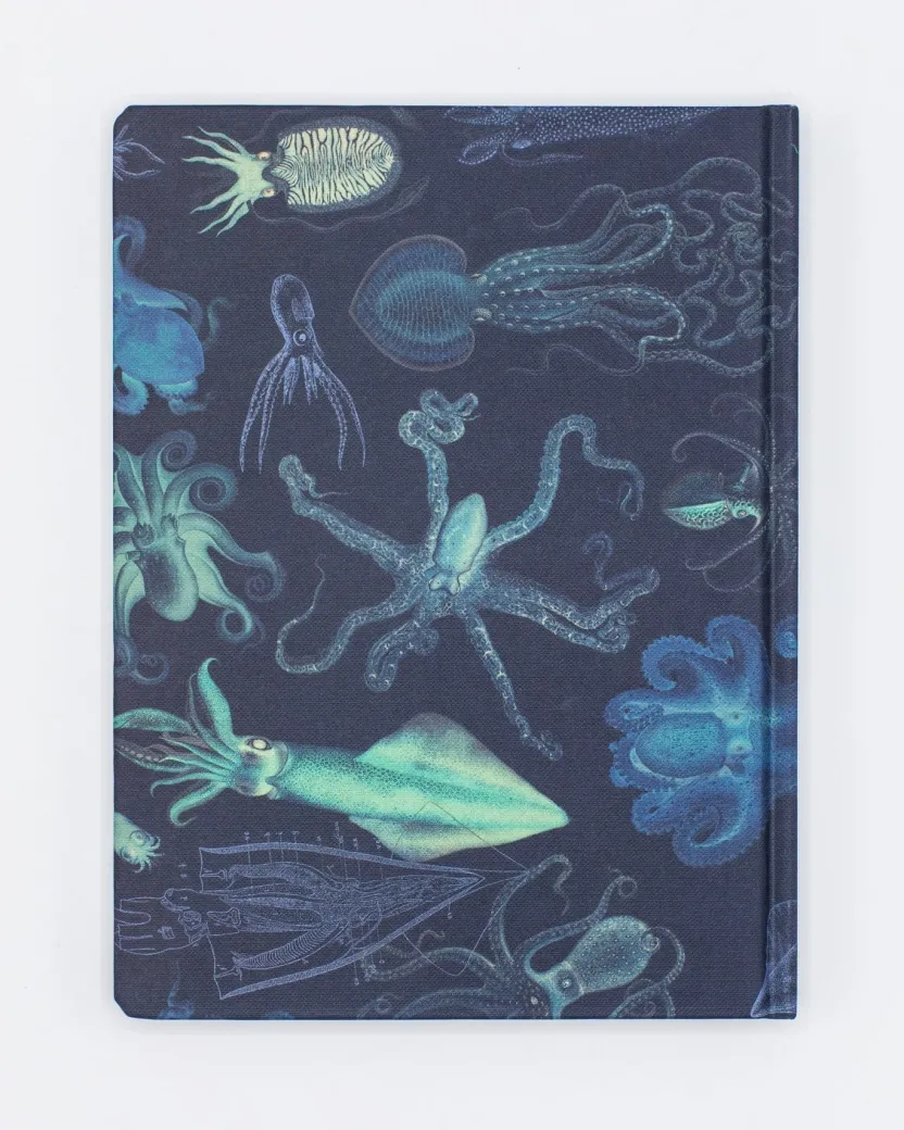 Cognitive Surplus Octopus Print Notebook - Hardcover | Marine Biology* The Hypothesis | Marine Biology