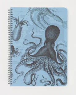 Cognitive Surplus Octopus Spiral Notebook | * The Helix | Marine Biology