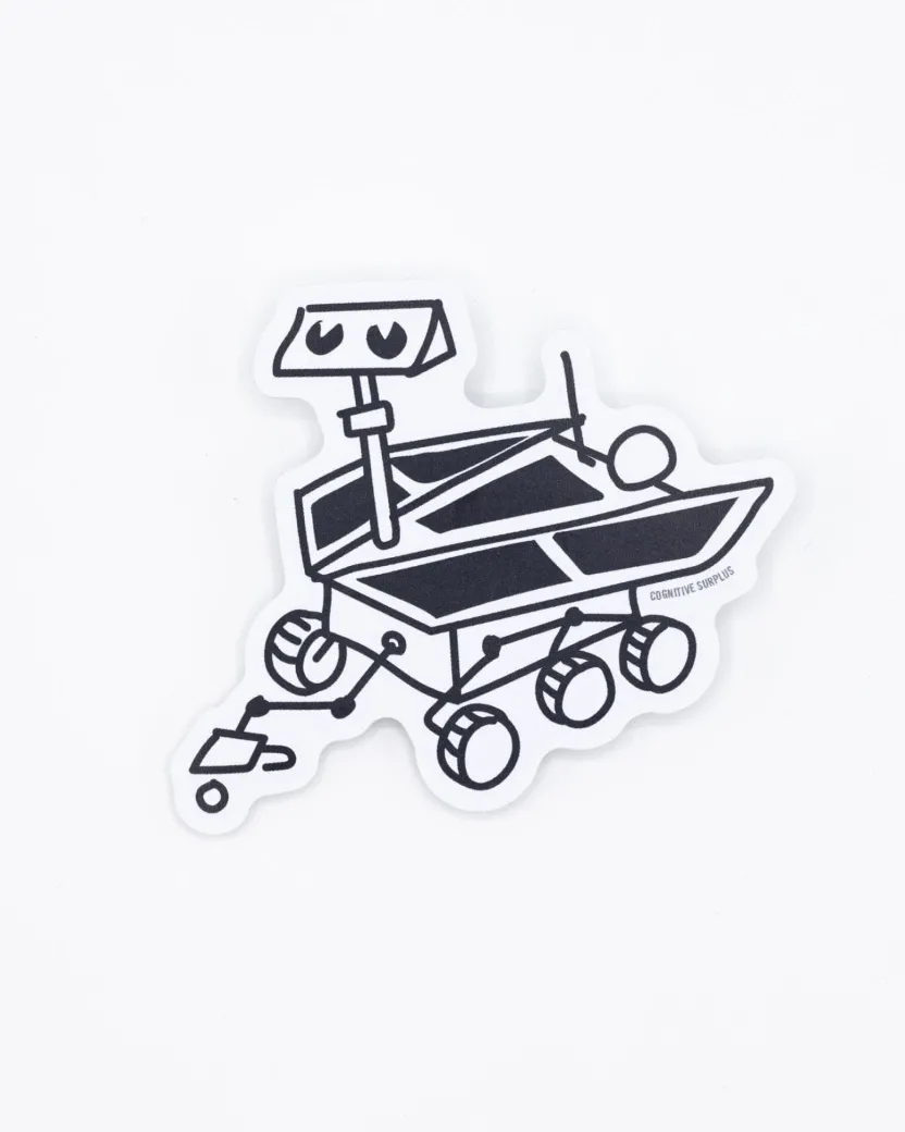 Cognitive Surplus Opportunity Mars Rover Doodle Sticker* Stickers | Astronomy