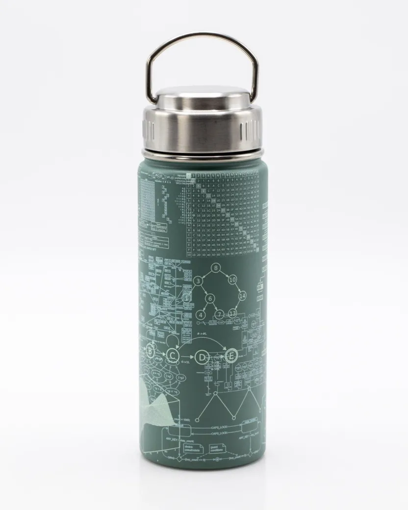 Cognitive Surplus Optical Engineering Stainless Steel Travel Mug | * Travel Mugs | Water Bottles
