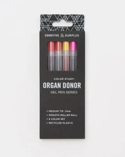 Cognitive Surplus Organ Donor Gel Pens (Pack of 6)* Pens | Medicine