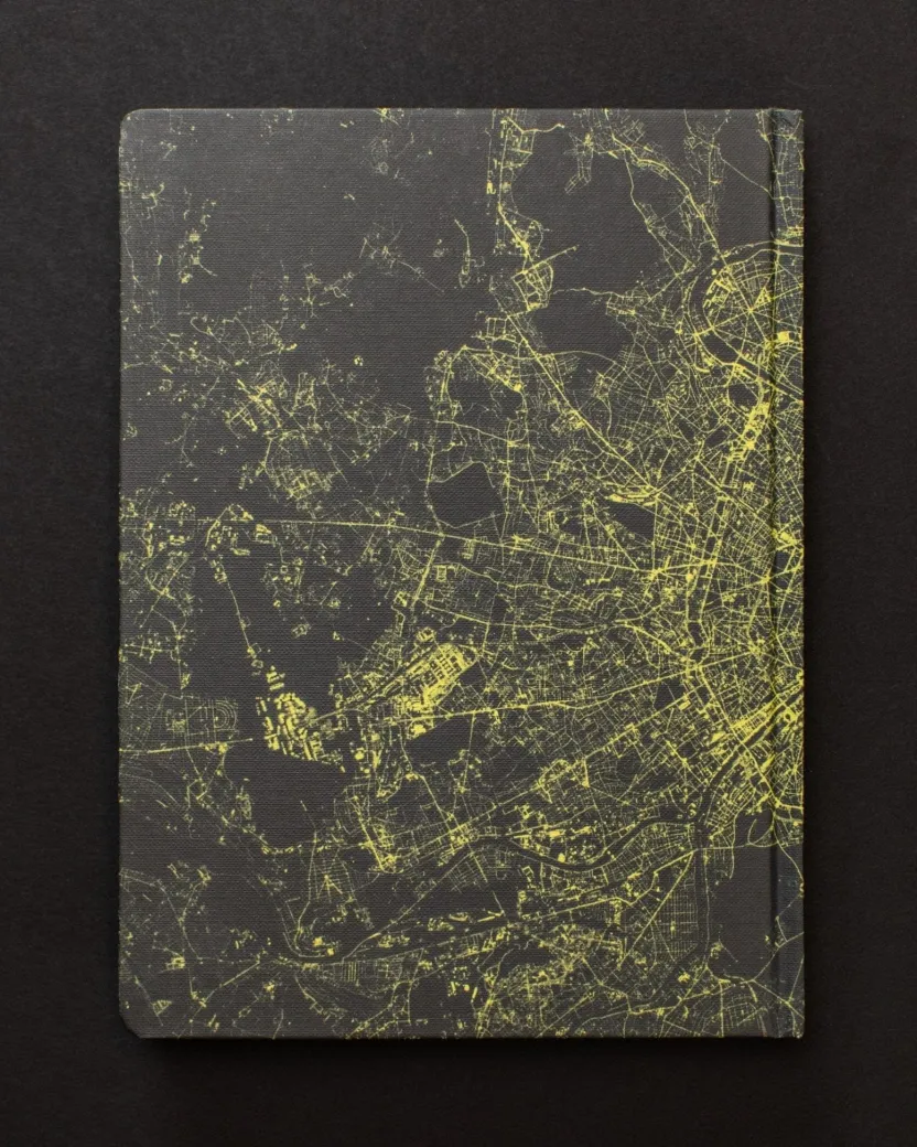 Cognitive Surplus Paris at Night Dark Matter Notebook* Black Paper Notebooks | The Dark Matter