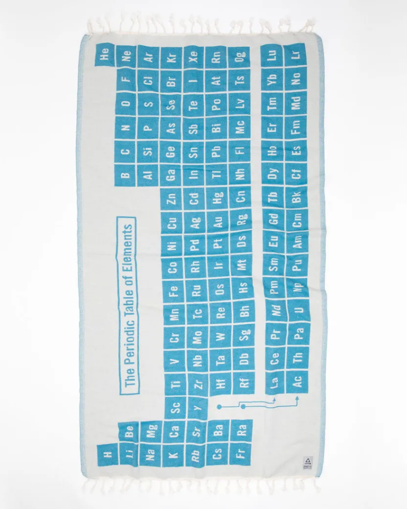 Cognitive Surplus Periodic Table Turkish Towel* Turkish Towels | Chemistry