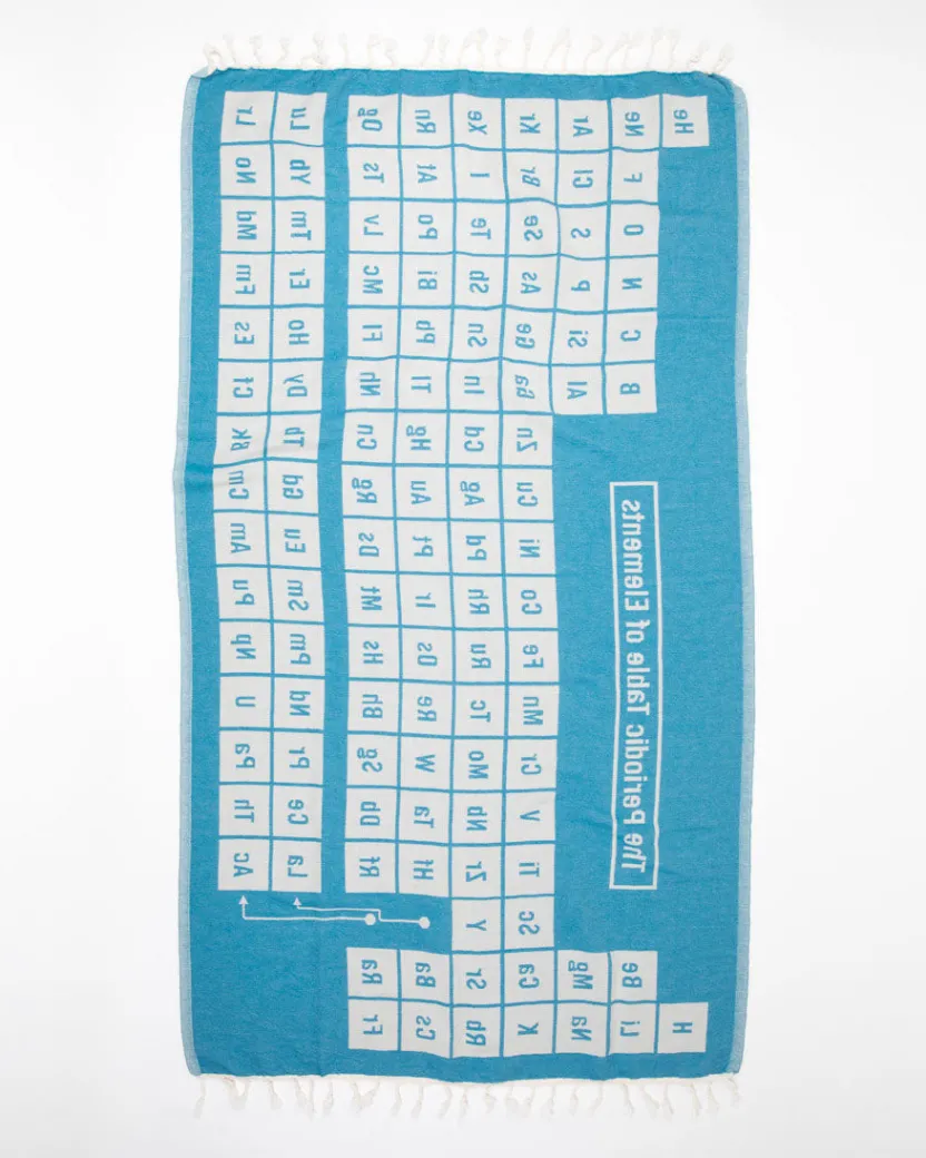 Cognitive Surplus Periodic Table Turkish Towel* Turkish Towels | Chemistry