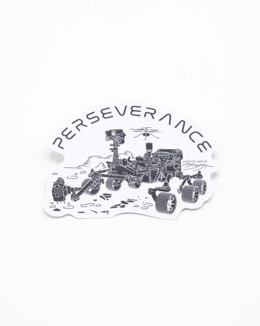 Cognitive Surplus Perseverence Mars Rover Sticker* Stickers | Astronomy