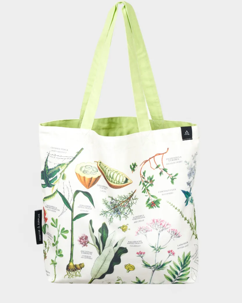 Cognitive Surplus Pharmacy Tote Bag | Reversible Medicinal Botany Tote* Tote Bags | Pharmacy