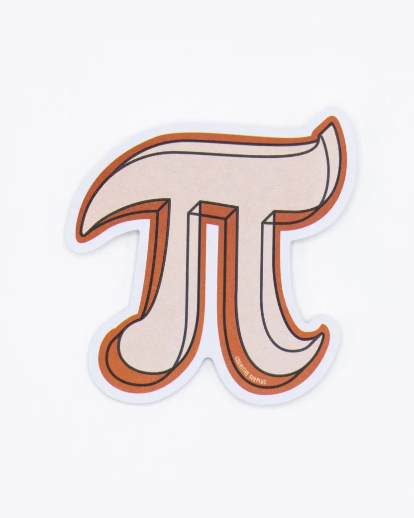 Cognitive Surplus Pi Sticker* Stickers | Math